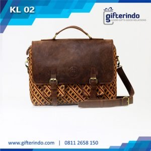 Tas Kulit Laptop Custom